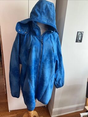 Free People Canyon Crushin Jacket in Blue Size XL NWT